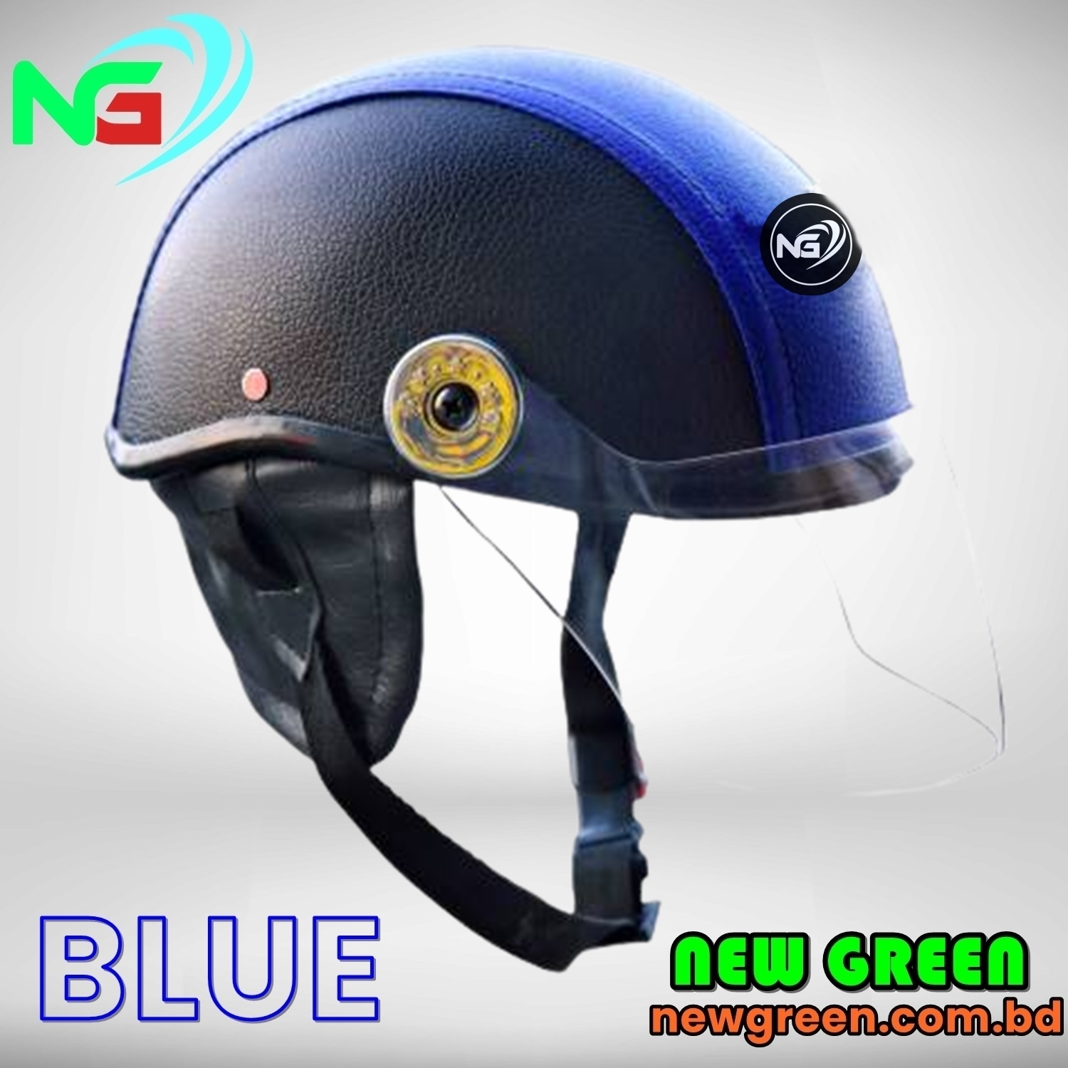 Picture of Motorbike Helmet Leather Open Face Indian Stylish Bike Helmet