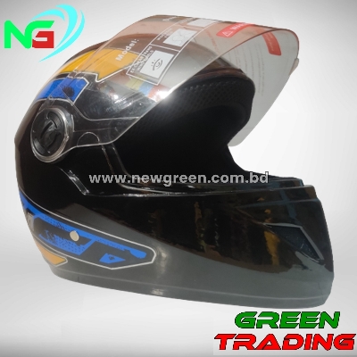 Picture of BIKE FULL FACE BIKE HELMET STM- Black Blue and Red