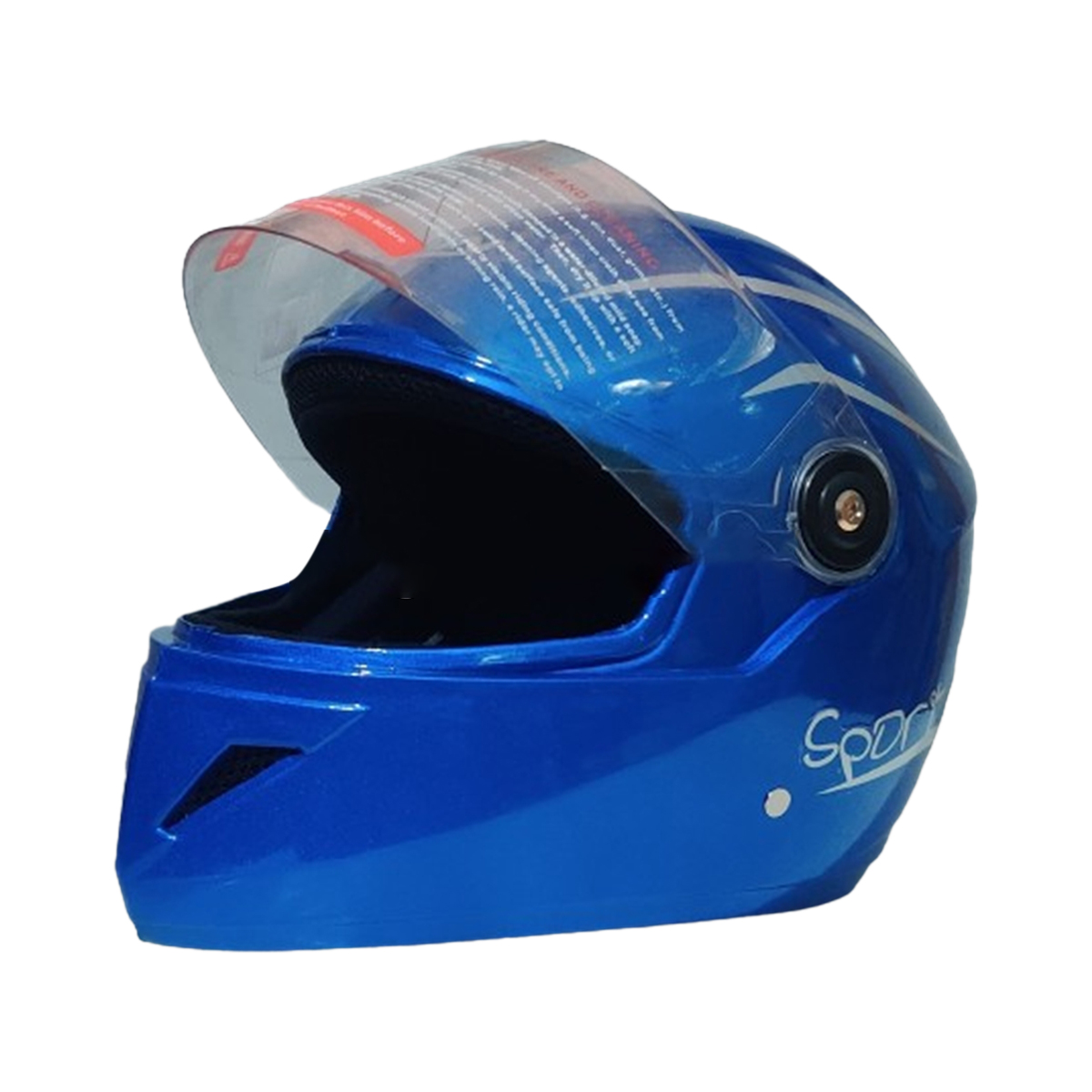 Picture of BIKE FULL FACE BIKE HELMET STM- Black Blue and Red