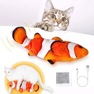 Buy Electric Moving Fish Cat Toy, Realistic Plush Simulation Electric Wagging Fish Cat Toy Catnip Kicker Toys, Funny Interactive Pets Pillow Chew Bite Kick Supplies for Cat Kitten Kitty (Carp) at Best Price In Bangladesh