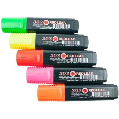 Buy red-leaf-303-highlighter-pen-5pcs  at Best Prices in Bangladesh