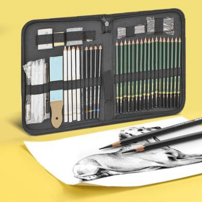 Buy Keep Smiling Sketching Kit Drawing Pencil Set Of 42 Pcs Best Prices in Bangladesh