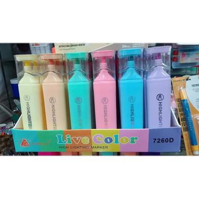 Buy Live Colour Highlighter 6 Colour 6 Pcs Set Best Prices in Bangladesh