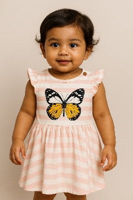 Picture of Kid's Stylish Fashionable Frock