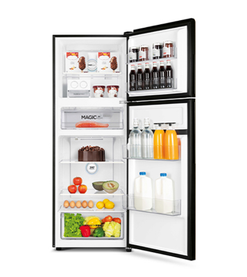 Buy Haier 319 Liter Magic Cool No Frost Twin Inverter Technology Top Mount Refrigerator (HRF-330WDBG)  at Best Price In Bangladesh