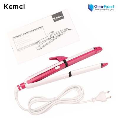 Picture of Kemei KM-3304 StyleCare Essential 3 in 1 Straight, Curl & Crimp for Women