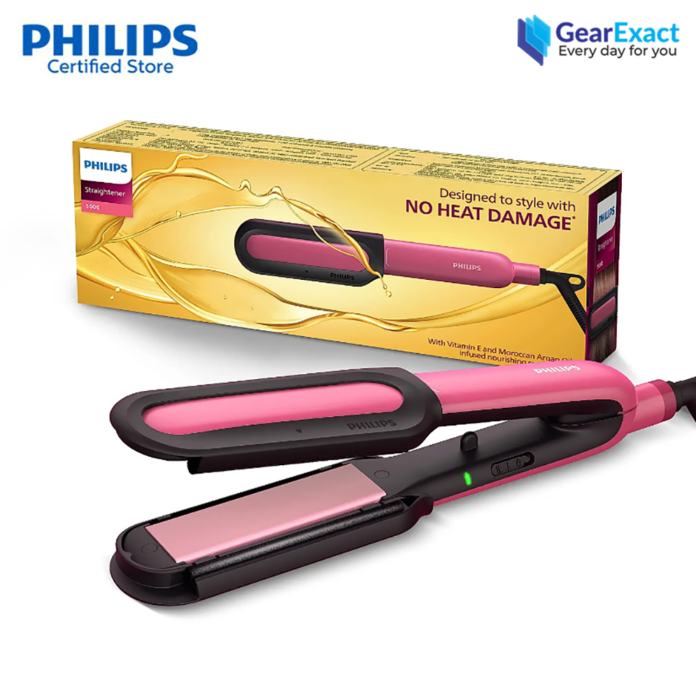 Picture of Philips BHS522/00 NourishCare & SilkProtectCare with Heat Protection Hair Straightener for Women