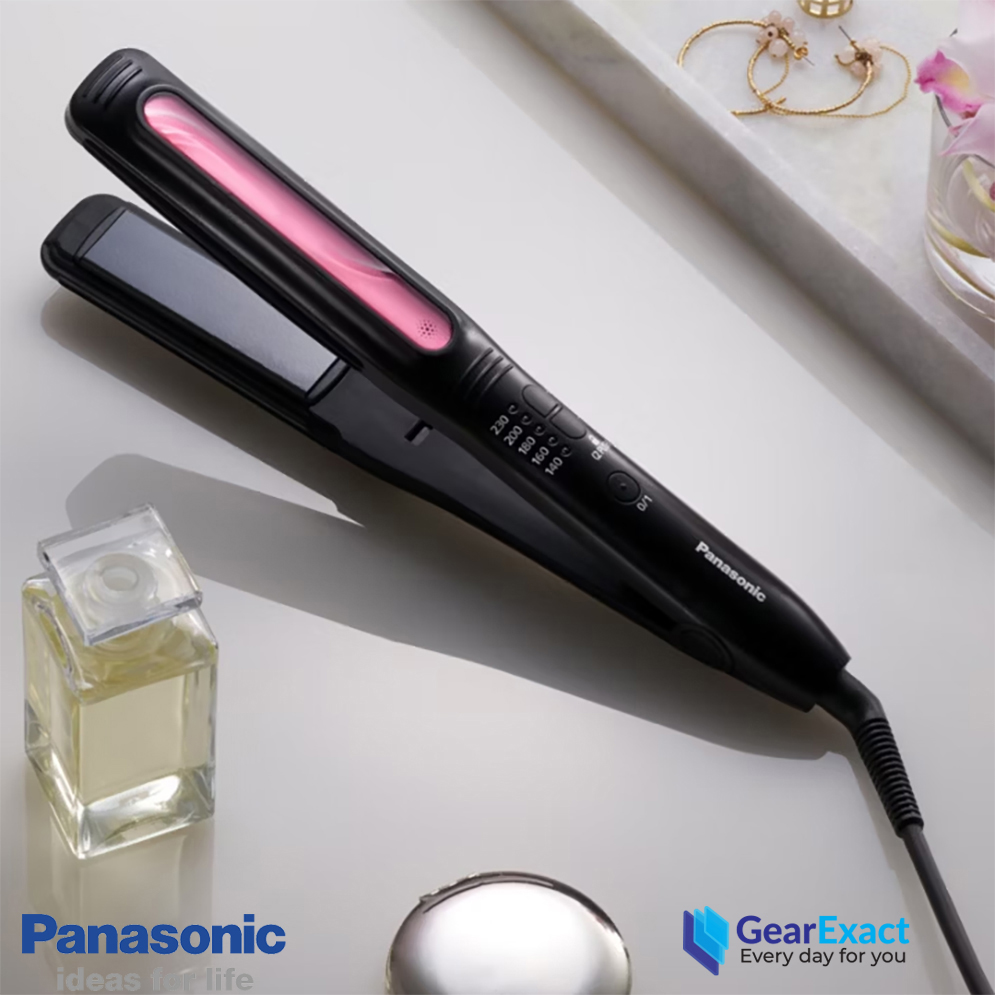 Picture of Panasonic EH-HV52 Multi-Styling Straight and Curl Hair Straightener for Women