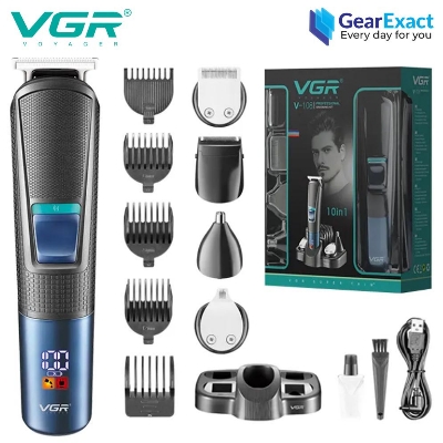 Picture of VGR V-108 Multi-Functional 10-in-1 Grooming Kit for Men