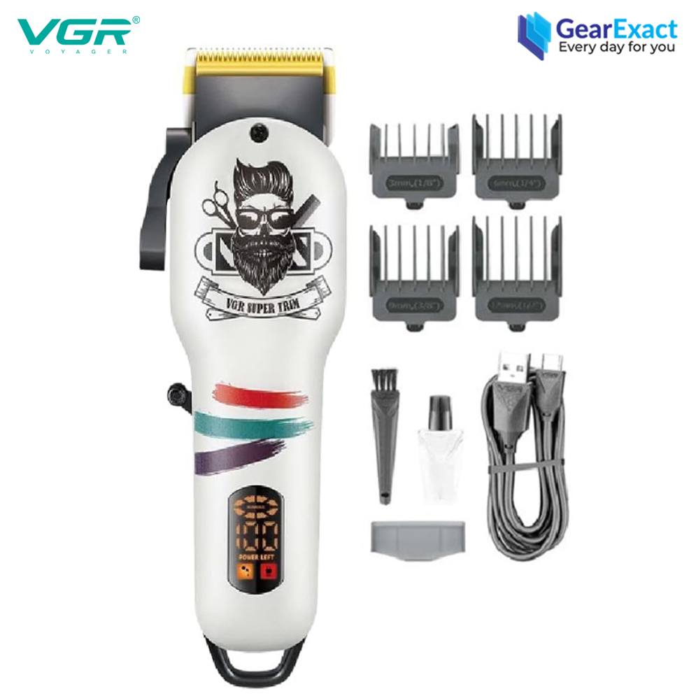 Picture of VGR V-699 Cord and Cordless Hair Clipper Salon Series with Taper Lever Adjustment for Men