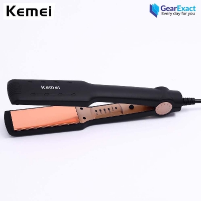 Picture of Kemei KM-470 StraightCare Essential Hair Straightener for Women