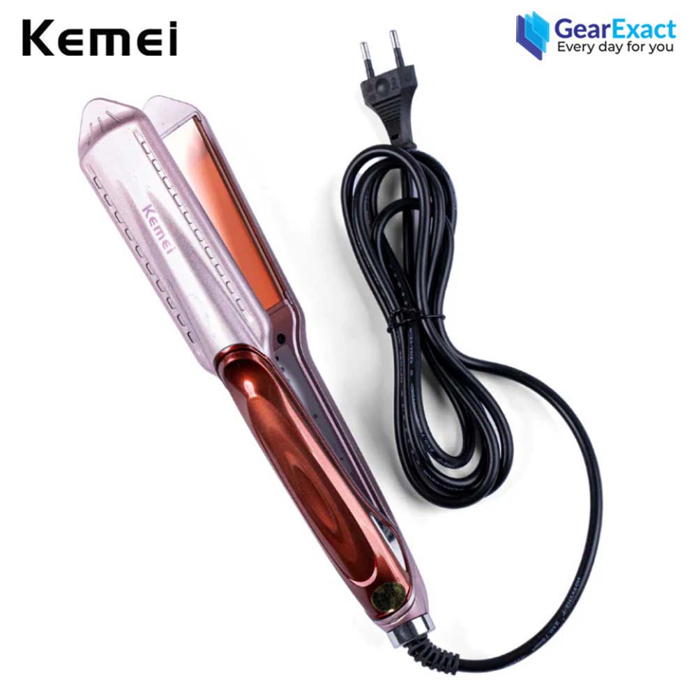 Picture of Kemei KM-471 StraightCare Essential Hair Straightener for Women