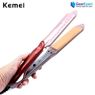 Picture of Kemei KM-471 StraightCare Essential Hair Straightener for Women