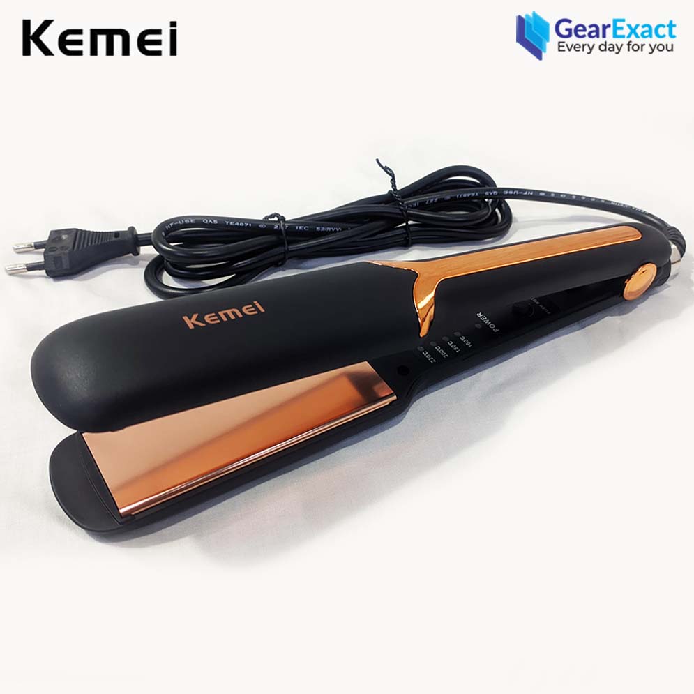 Picture of Kemei KM-458 StraightCare Essential Hair Straightener for Women