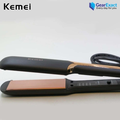 Picture of Kemei KM-458 StraightCare Essential Hair Straightener for Women