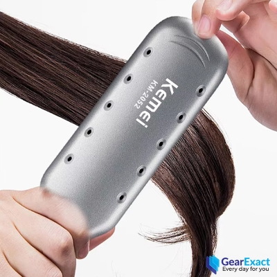 Picture of Kemei KM-2052 StraightCare Essential Hair Straightener for Women