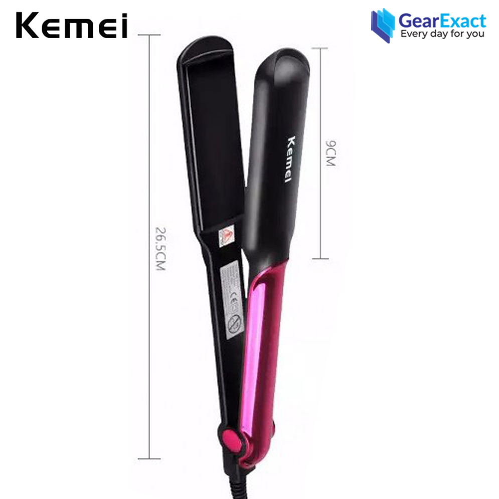 Picture of Kemei KM-2113 StraightCare Essential Hair Straightener for Women