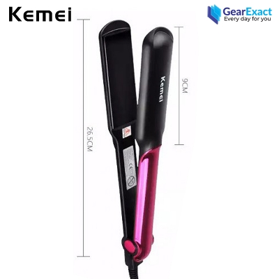 Picture of Kemei KM-2113 StraightCare Essential Hair Straightener for Women