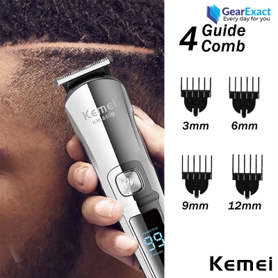 Picture of Kemei KM-8509 Waterproof Hair Clipper and Beard Trimmer for Men