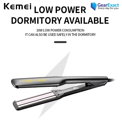 Picture of Kemei KM-2519 StraightCare Essential Hair Straightener and Iron for Women