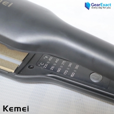 Picture of Kemei KM-2519 StraightCare Essential Hair Straightener and Iron for Women