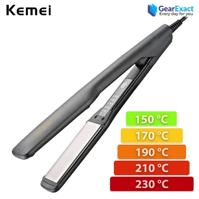 Picture of Kemei KM-2518 StraightCare Essential Hair Straightener for Women