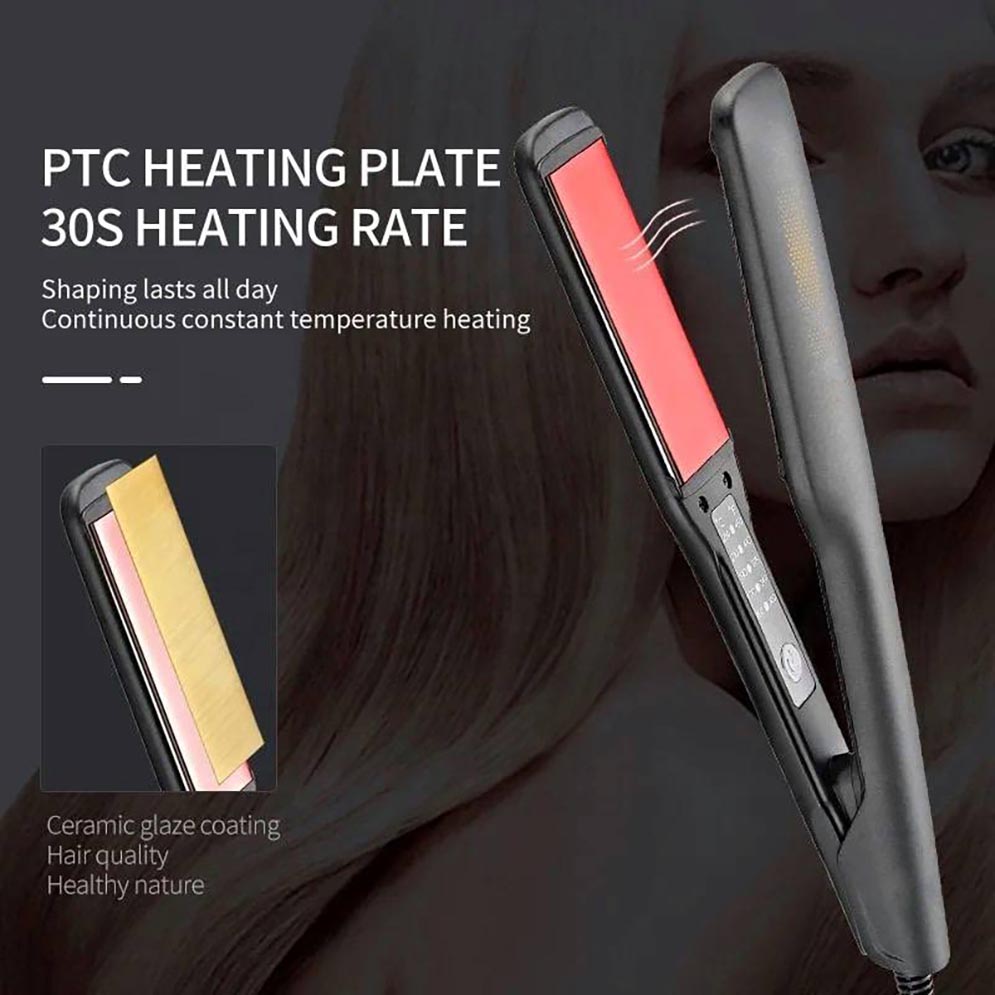 Picture of Kemei KM-2518 StraightCare Essential Hair Straightener for Women
