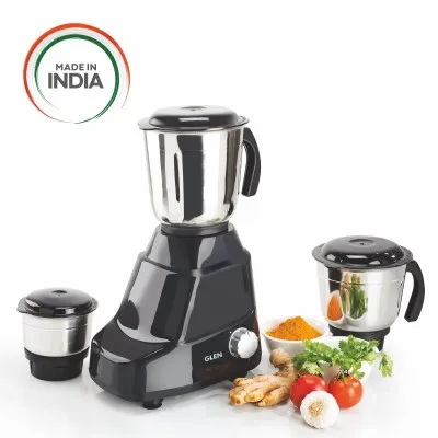 Buy Glen 1250W 3 Jars Mixer Grinder with Black (SA4020) Online