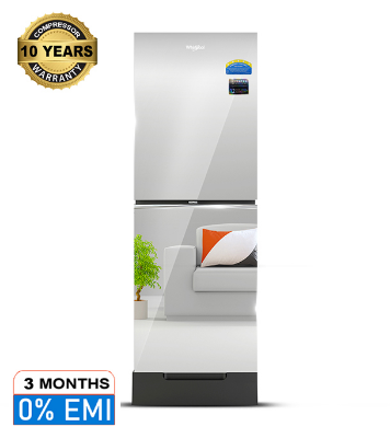 Buy Whirlpool 257 Liter Fresh Magic Pro Glass Door Mirror Inverter Refrigerator at Best Price In Bangladesh