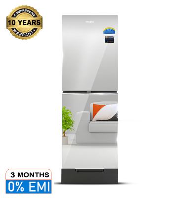 Buy Whirlpool 278 Liter Fresh Magic Pro Glass Door Mirror Inverter Refrigerator at Best Price In Bangladesh