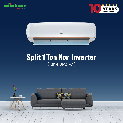 Picture of MINISTER 1 Ton Non Inverter Air Conditioner (12K410G-WHT)