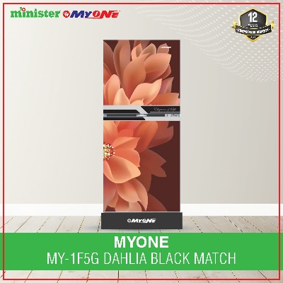 Picture of MYONE 165 liter Frost Type Top Mount  Dahlia Black Match Refrigerator (MY-1F5G)