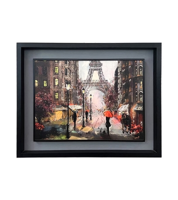 Buy   Wooden Photo Frame/Canvas-Paris City (21x17Inch)   Online at Best Price