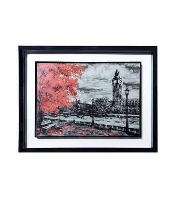 Buy   Wooden Photo frame/Canvas-London Watch (21x17inch)   Online at Best Price