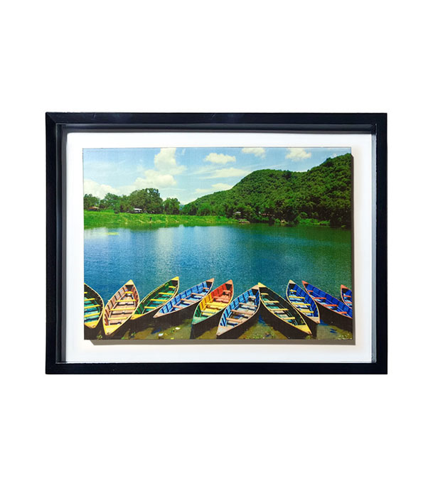 Buy Wooden Photo Frame/Canvas-Boat Gap 12x15inch  Online at Best Price
