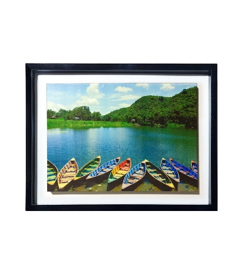 Buy Wooden Photo Frame/Canvas-Boat Gap 12x15inch  Online at Best Price