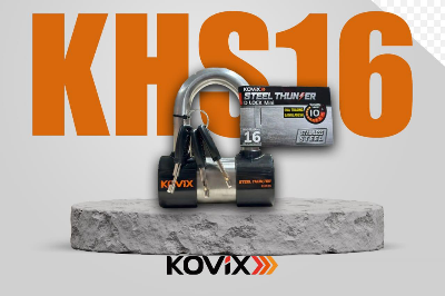 KOVIX KHS 16mm Steel Shackle Disc U Lock for Motorcycle with 3 Keys 1 Piece Bike Doctoronline shop bangladeshothoba.com