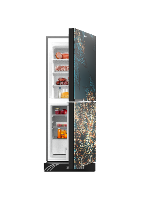 Picture of Minister 350 Liter Frost Type Top Mount Refrigerator EL Bold Flower (M-350)