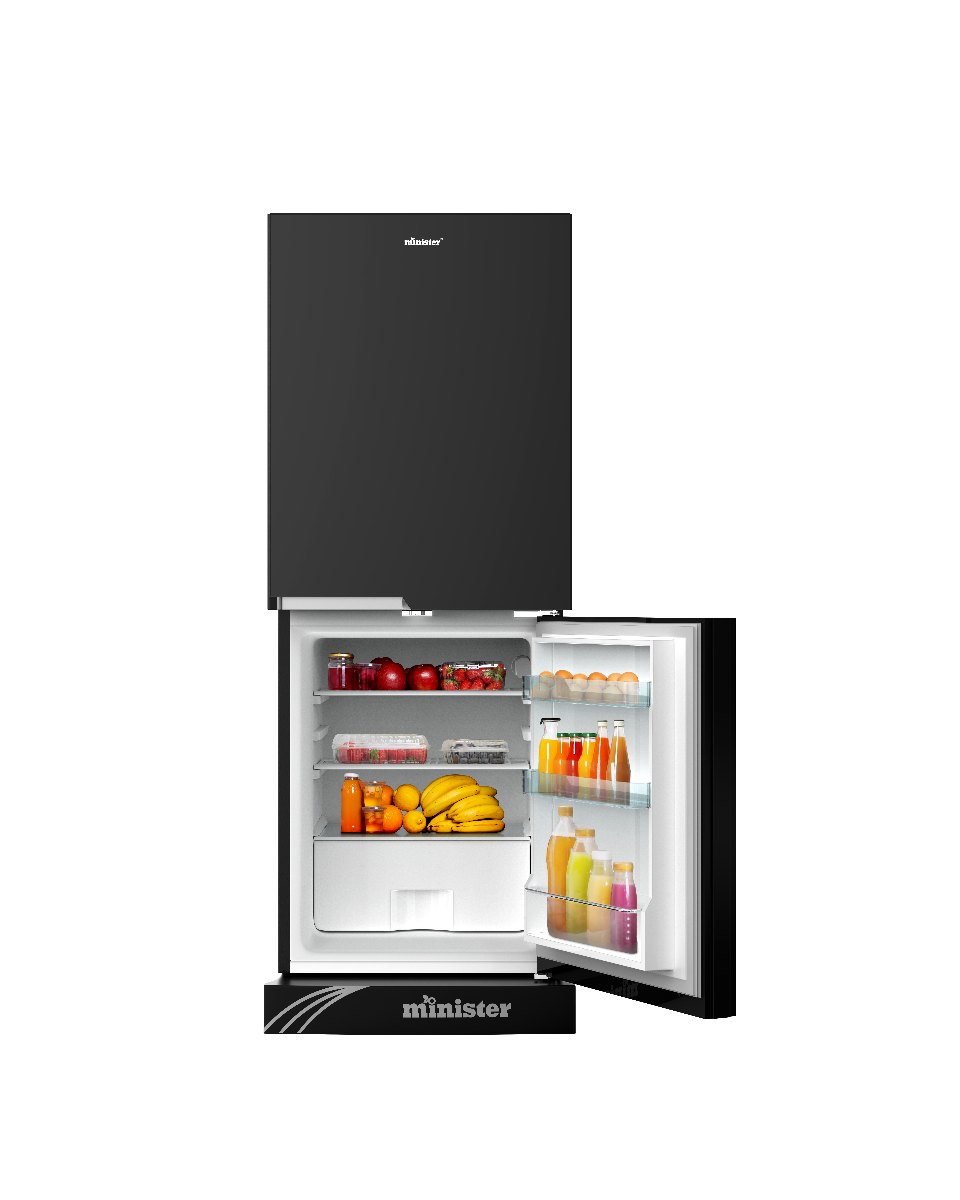 Picture of MINISTER 310 Liter Frost Type Top Mount Refrigerator EL Black (M-310)