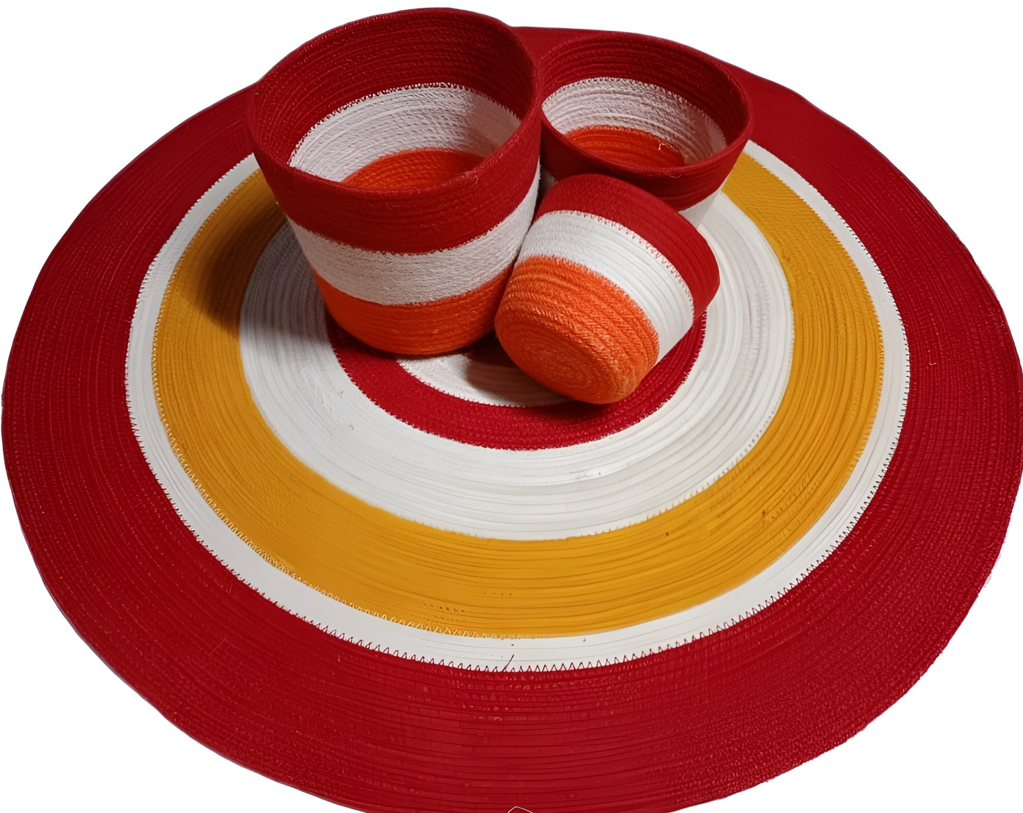 Picture of Jute Rugs/ Mat, Plant Basket