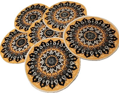 Picture of 12 Inch Place Mat Per Pieces 90 tk (Jute Print Place mat)