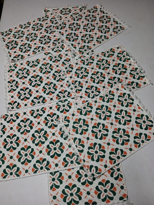 Picture of Cotton Print Table Ranar set You can take single and full