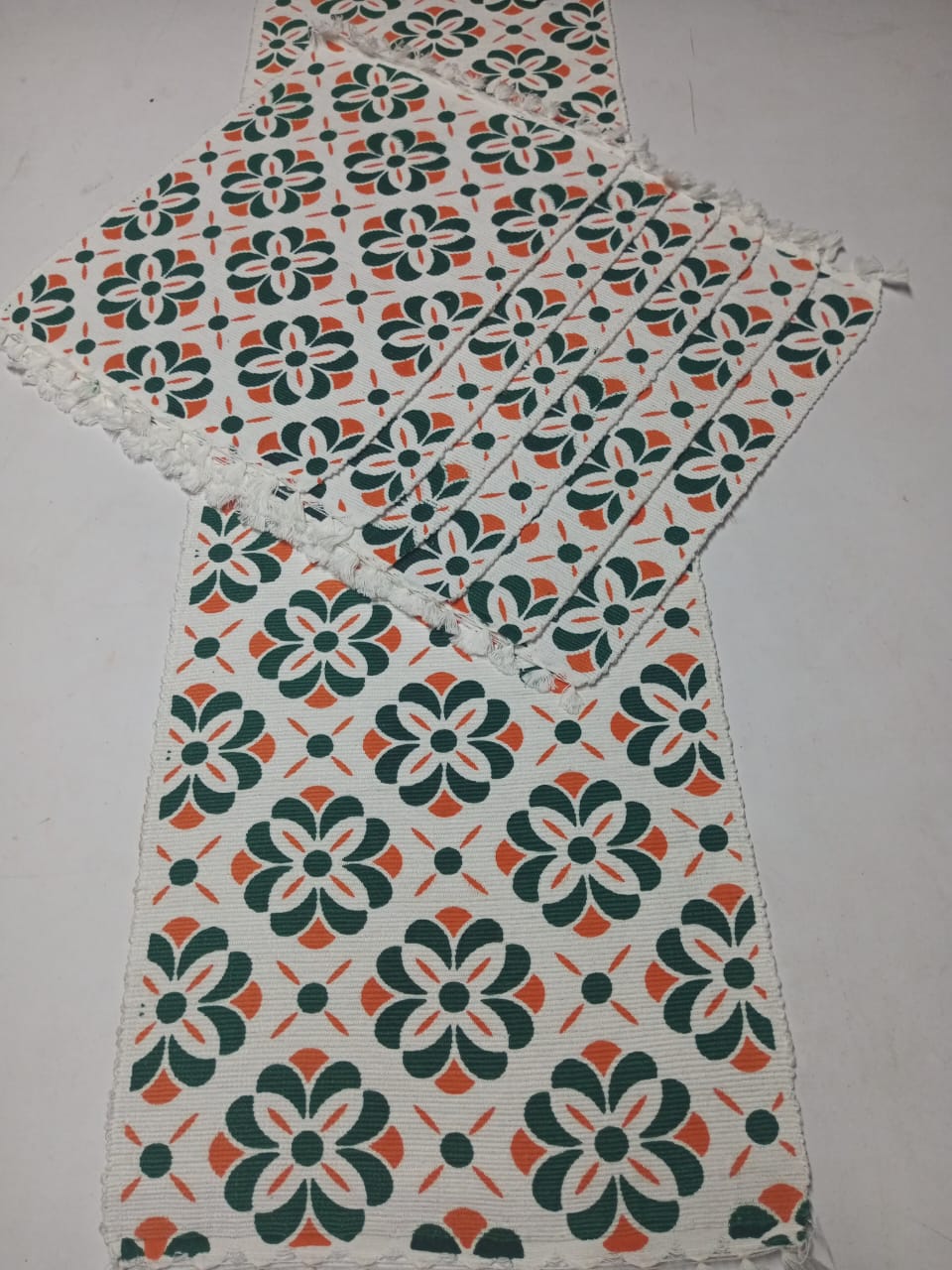 Picture of Cotton Print Table Ranar set You can take single and full