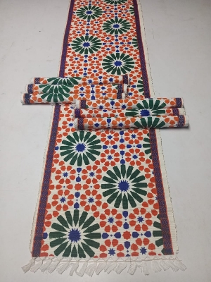 Picture of Cotton Print Table Ranar set (7 pieces set)