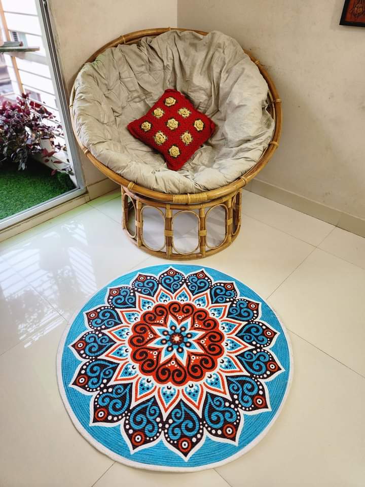 Picture of 3ft Cotton Print Floor Mat/Rugs