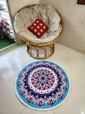 Picture of 3ft Cotton Print Floor Mat/Rugs