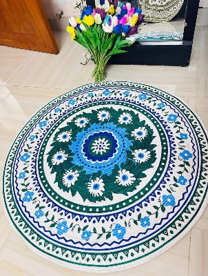 Picture of 3ft Cotton Print Floor Mat/Rugs