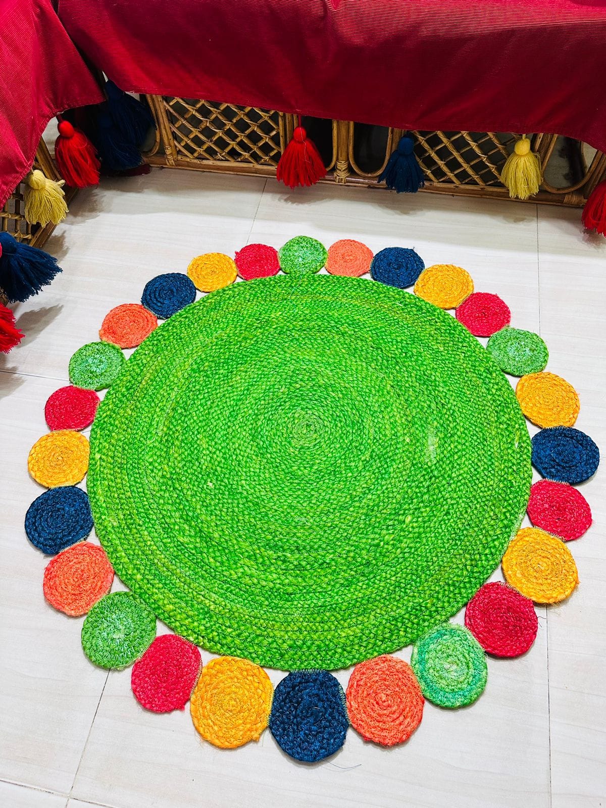 Picture of 3Ft Jute Floor Rugs/ Mat