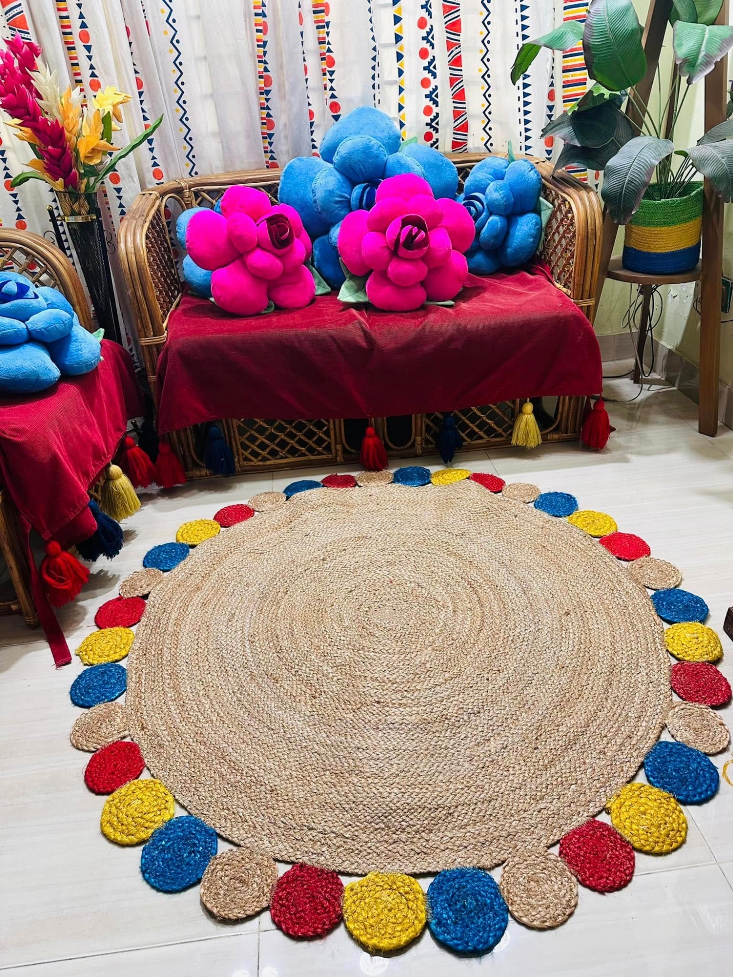 Picture of 3Ft Jute Floor Rugs/ Mat