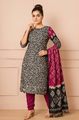 Picture of Women Cotton Salwar Kameez
